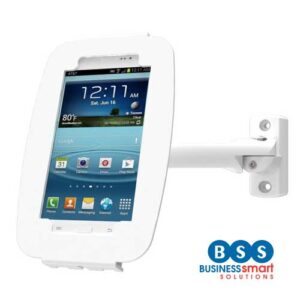 Flip-cover Samsung Galaxy Enclosure Kiosk with Swing-Arm Wall Mount (for Galaxy 7/ 8)