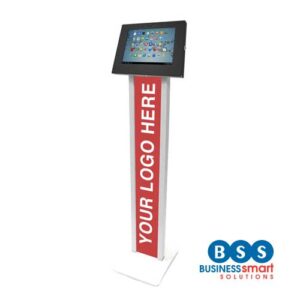 Floor Standing Samsung Galaxy Enclosure Kiosk with Personalised Message Panel Stand (for Galaxy Tab 1/ Tab 2/ Note)