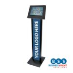 Floor Standing Samsung Galaxy Enclosure Kiosk with Personalised Message Panel Stand (for Galaxy Tab 1/ Tab 2/ Note)