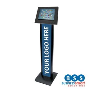 Floor Standing Samsung Galaxy Enclosure Kiosk with Personalised Message Panel Stand (for Galaxy Tab 1/ Tab 2/ Note)