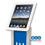 Floor Standing iPad Enclosure Kiosk with Personalised Message Panel Stand (for iPad 1/2/3/4/Air)