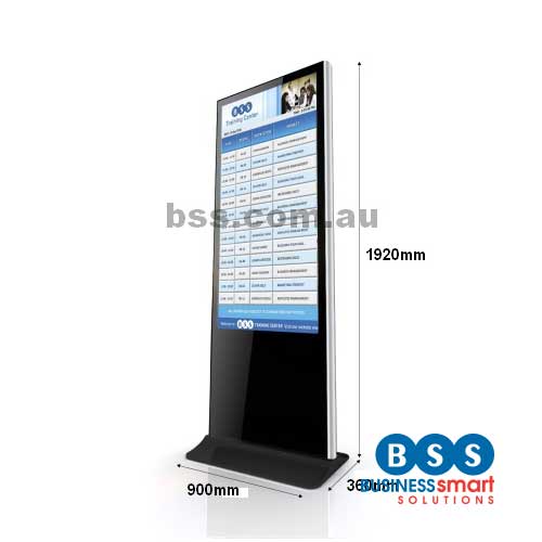 LED Backlight Floor Standing Display 55 Queue Management System