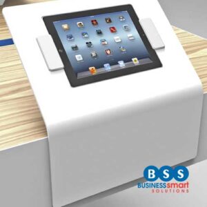 Lockable-Slide-Wing-iPad-Enclosure-Kiosk-with-Cascading-Front-Panel-(for-iPad-2-3-4)