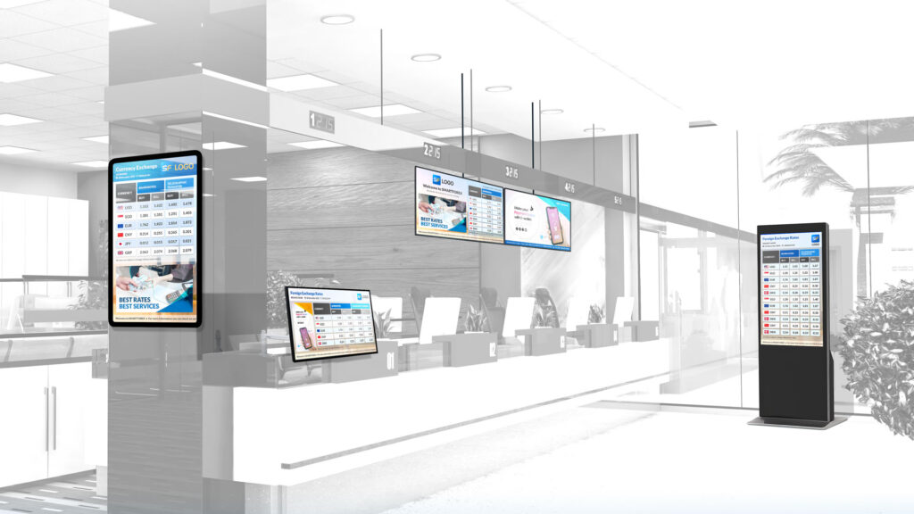 Non-proprietary Display with Various Mounting Options