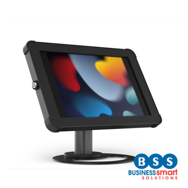 Freestanding Tablet Mount (No Drill) with Key Lock & Dynamic Tilt for iPad