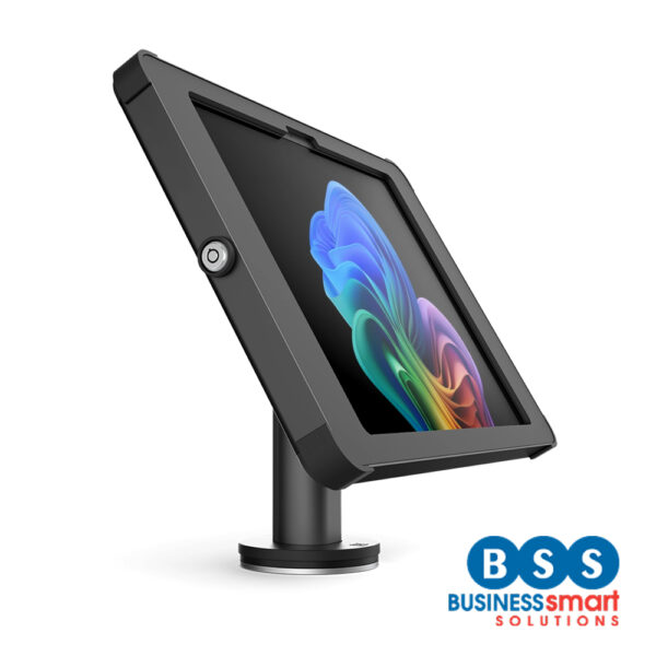 Surface Tablet Rotating Stand with 180° Swivel, Key Lock & Dynamic Tilt