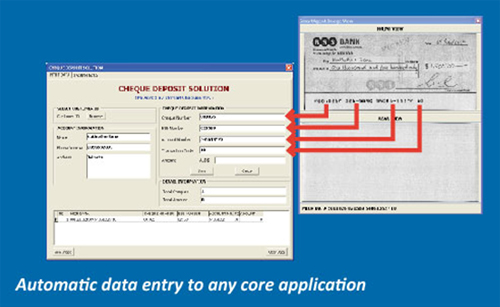 Cheque Entry Solution: Automatic data entry